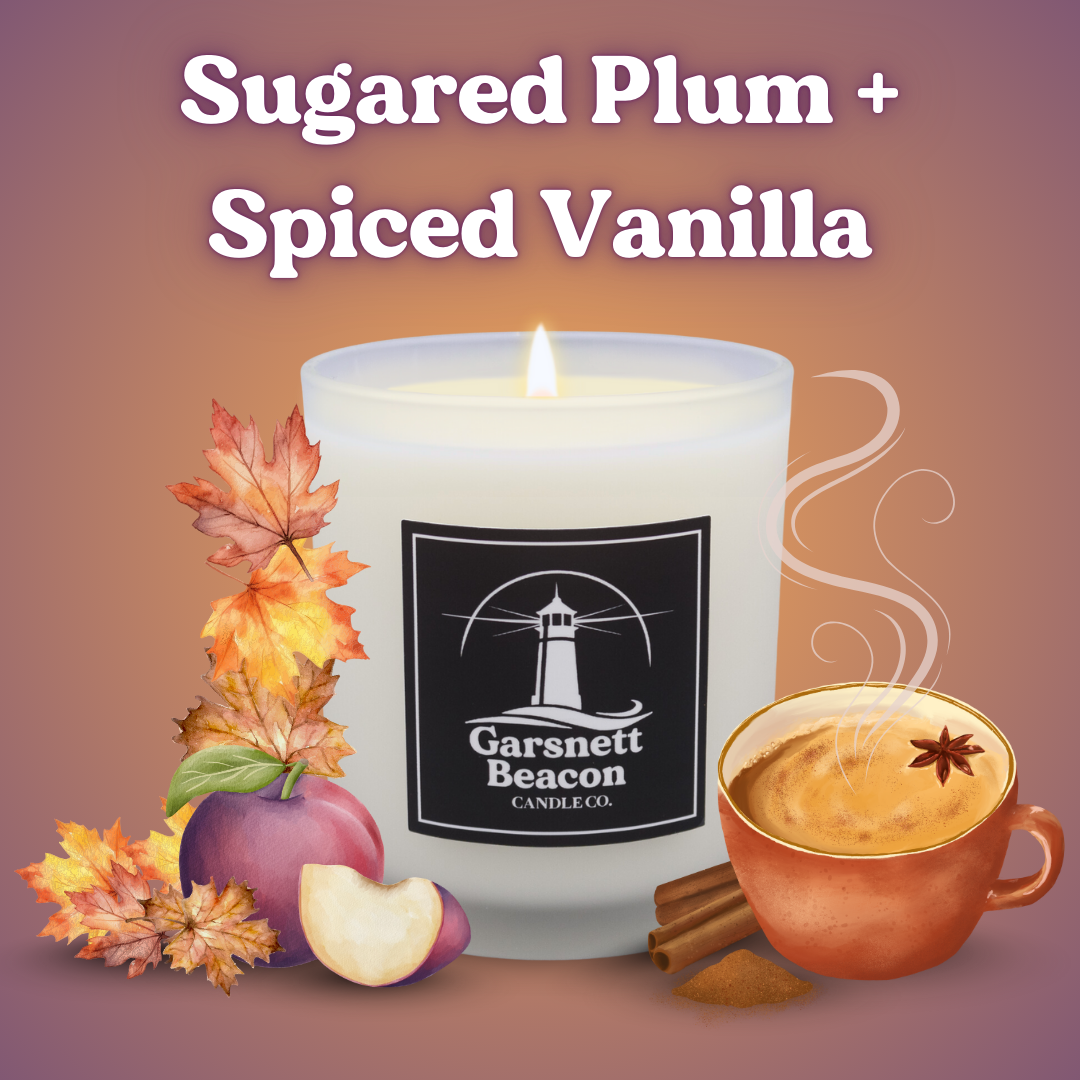 Sugared Plum + Spiced Vanilla - October Candle of the Month