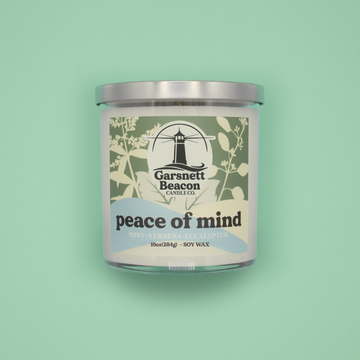 Peace of Mind Candle - Mint, Verbena, Eucalyptus Scent