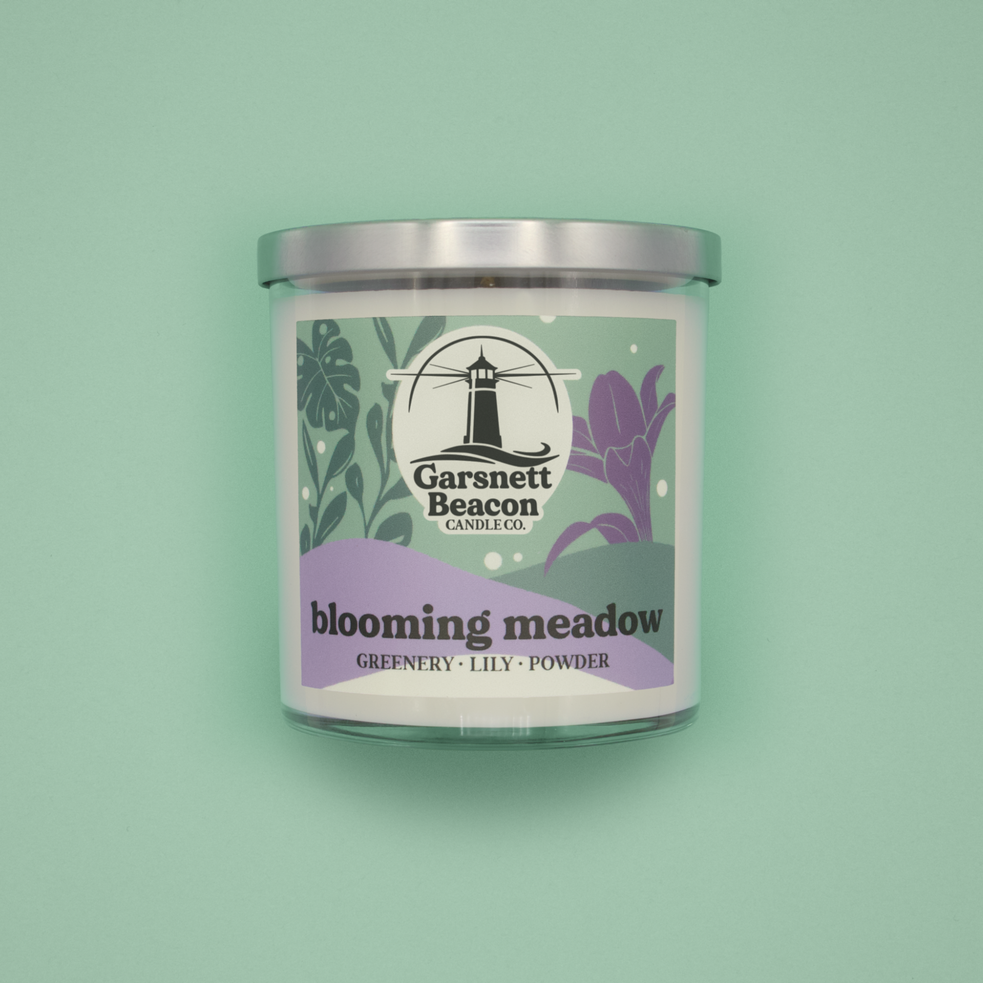 Blooming Meadow Candle - Floral, Lily, Powder Scent