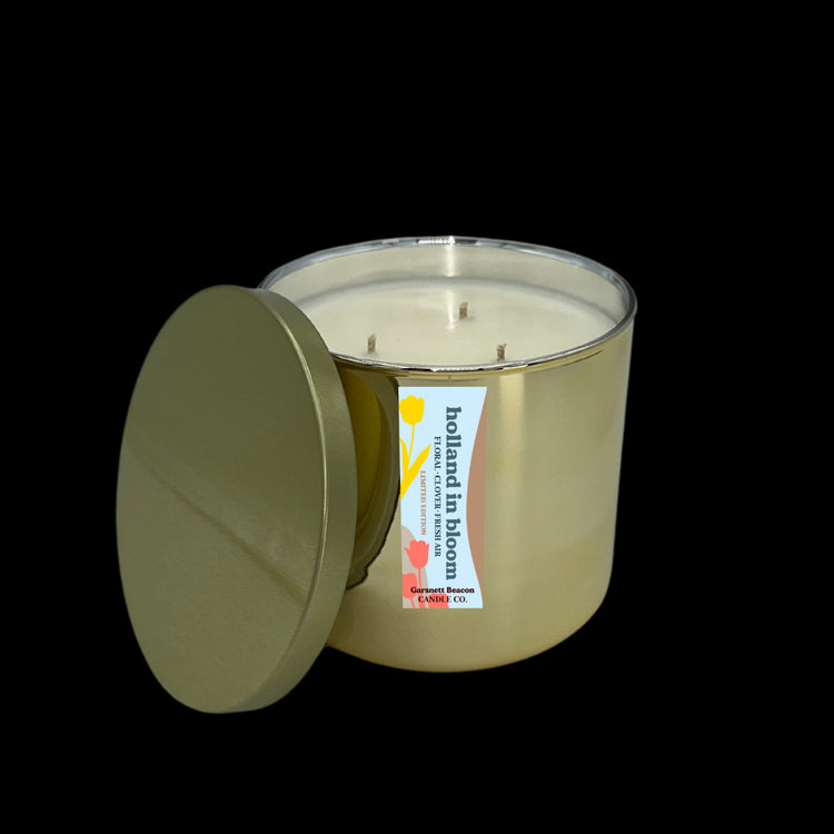 Holland In Bloom Tulip Time Holland Michigan Candle - Tulip, Floral, Ozone Scent