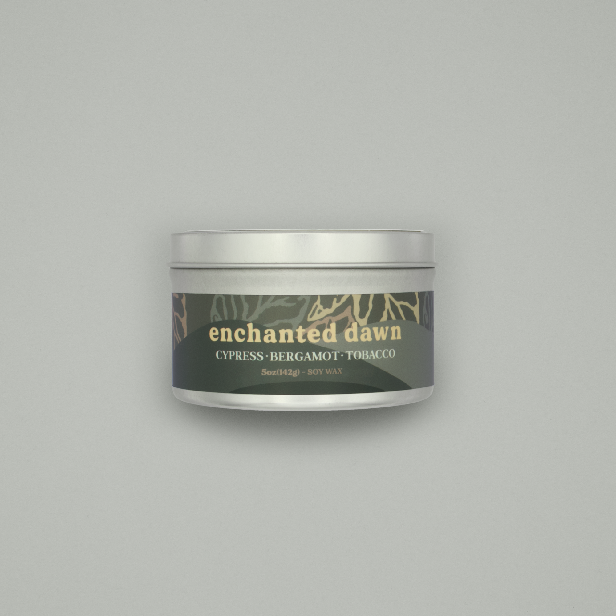 Enchanted Dawn Candle - Cypress, Bergamot, Tobacco Scent