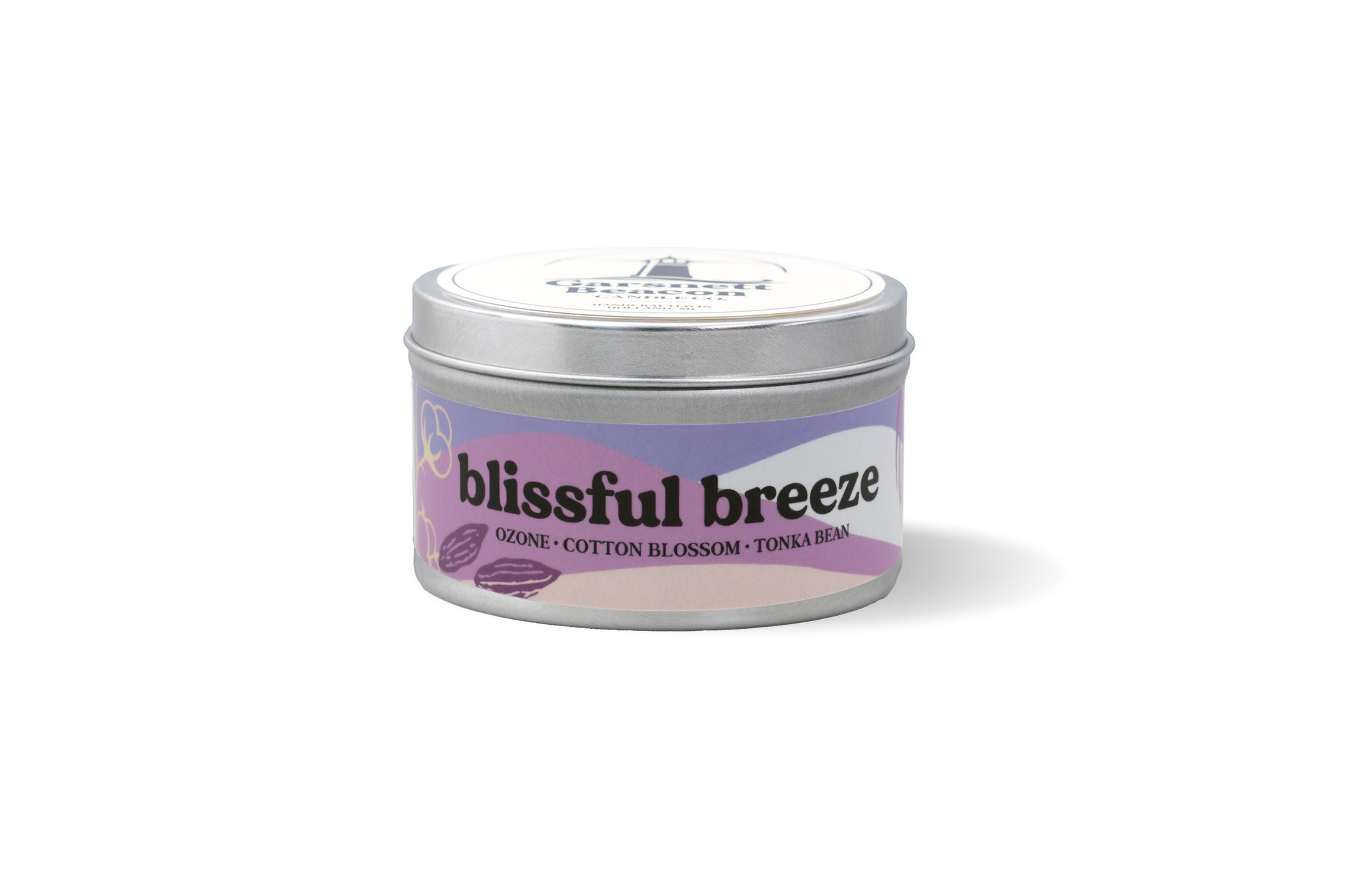 Blissful Breeze Candle - Ozone Cotton Blossom Tonka Bean Scent