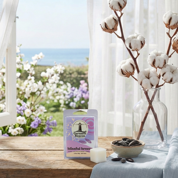 Blissful Breeze Wax Melts - Ozone, Cotton Blossom, Tonka Bean Scent