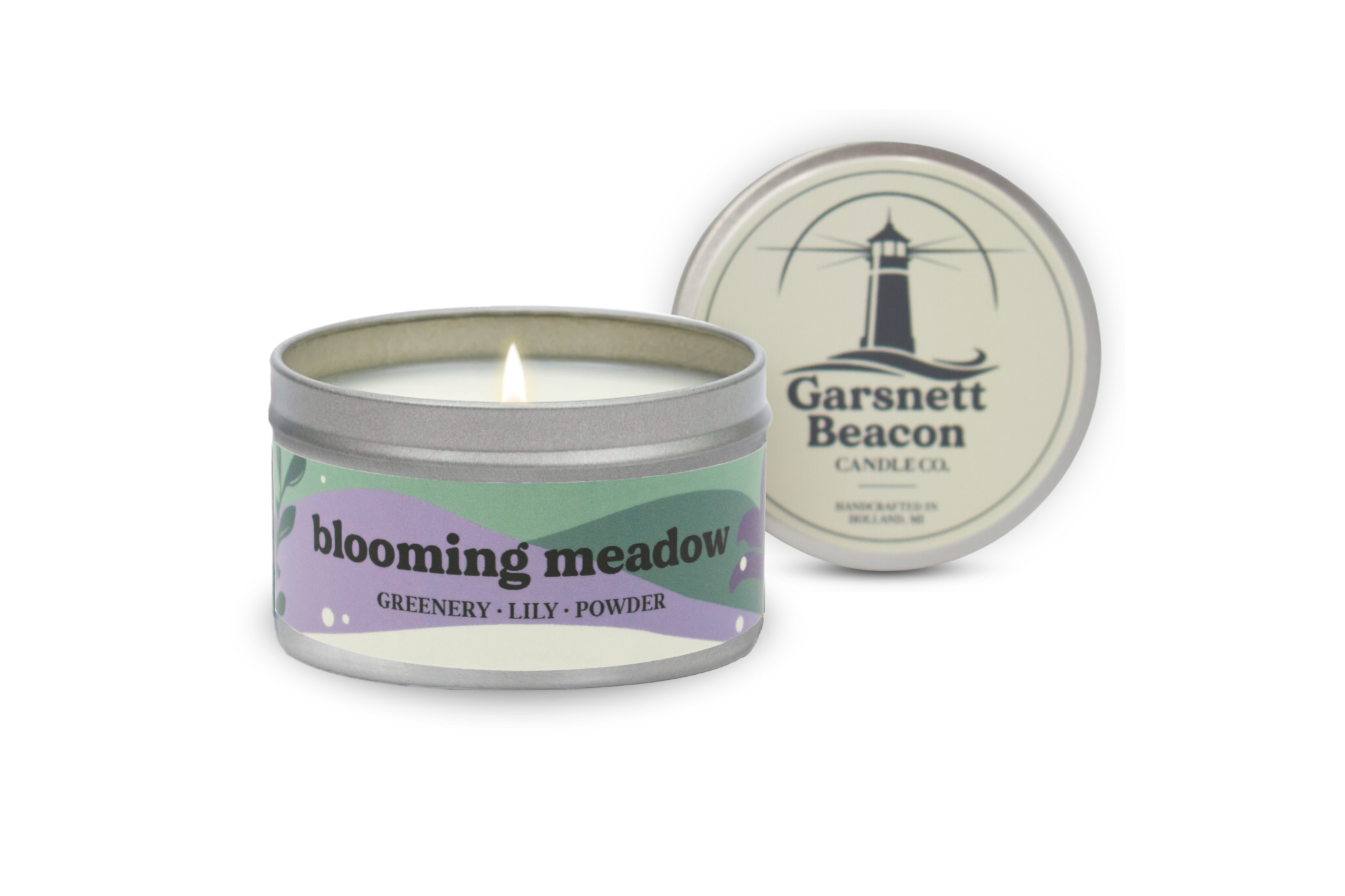 Blooming Meadow Candle - Floral, Lily, Powder Scent