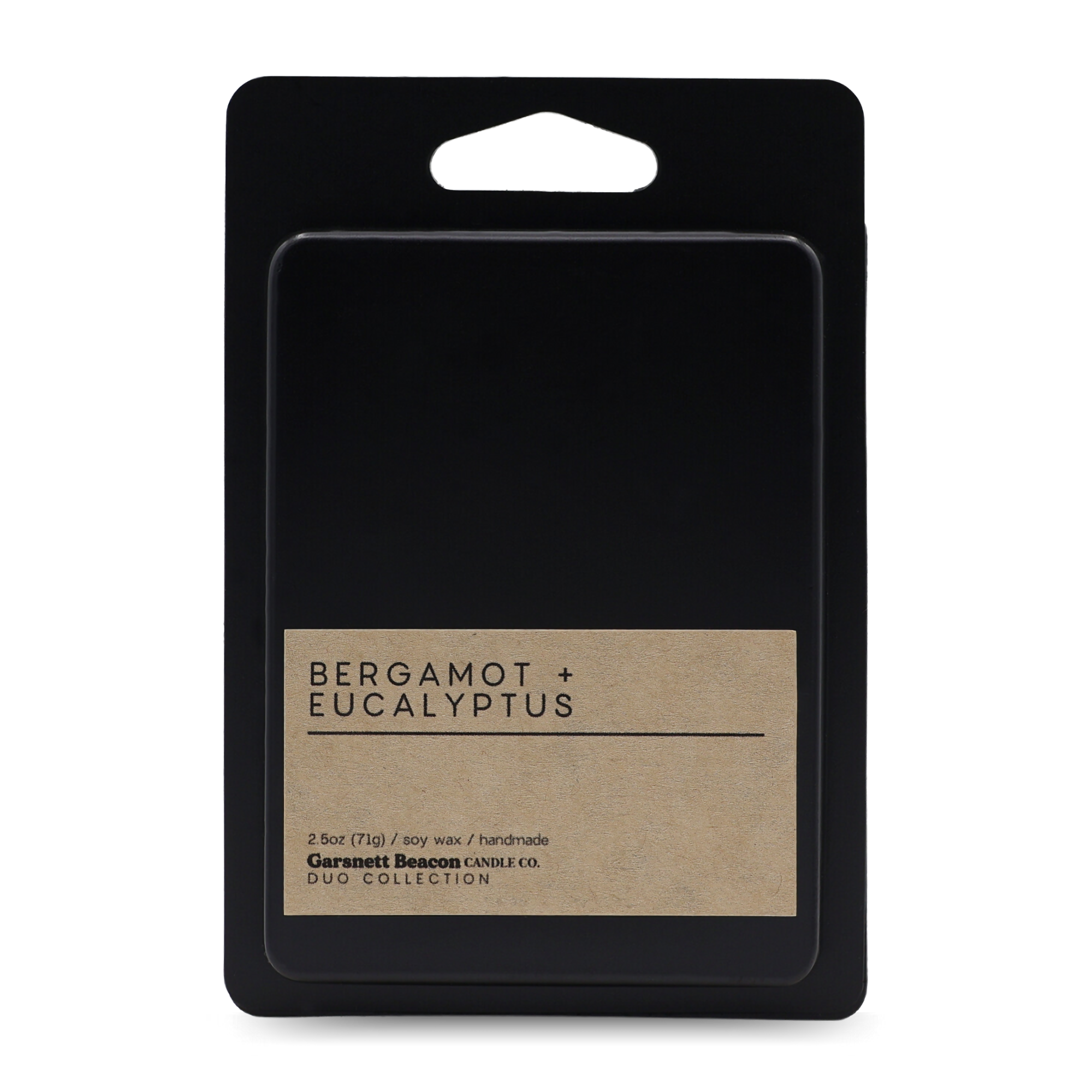 Bergamot + Eucalyptus Luxury Scented Wax Melt | Duo Collection by Garsnett Beacon