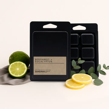 Bergamot + Eucalyptus Luxury Scented Wax Melt | Duo Collection by Garsnett Beacon