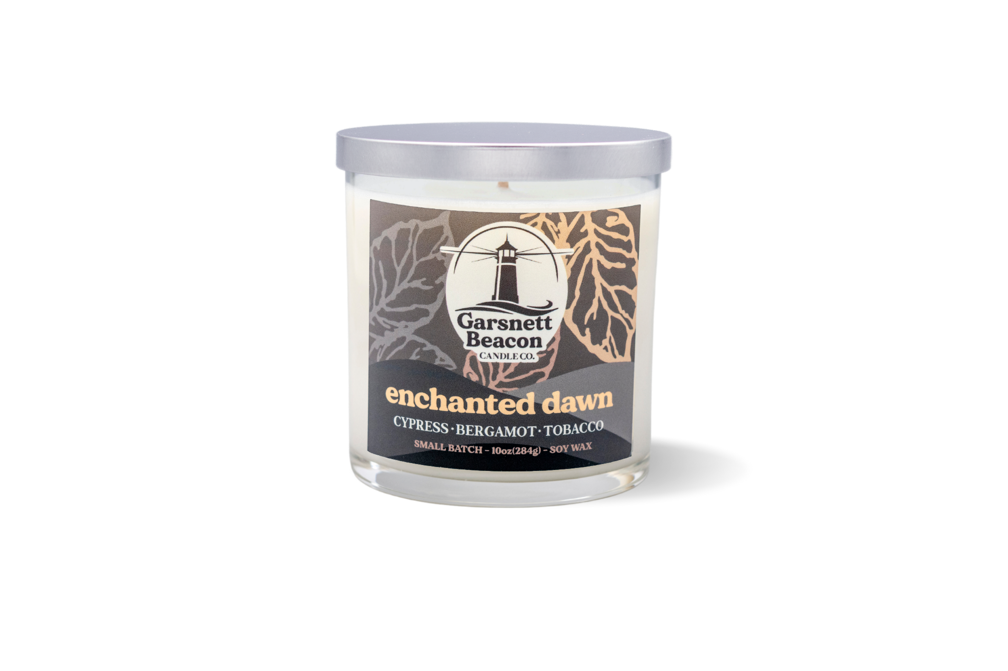 Enchanted Dawn Candle - Cypress, Bergamot, Tobacco Scent