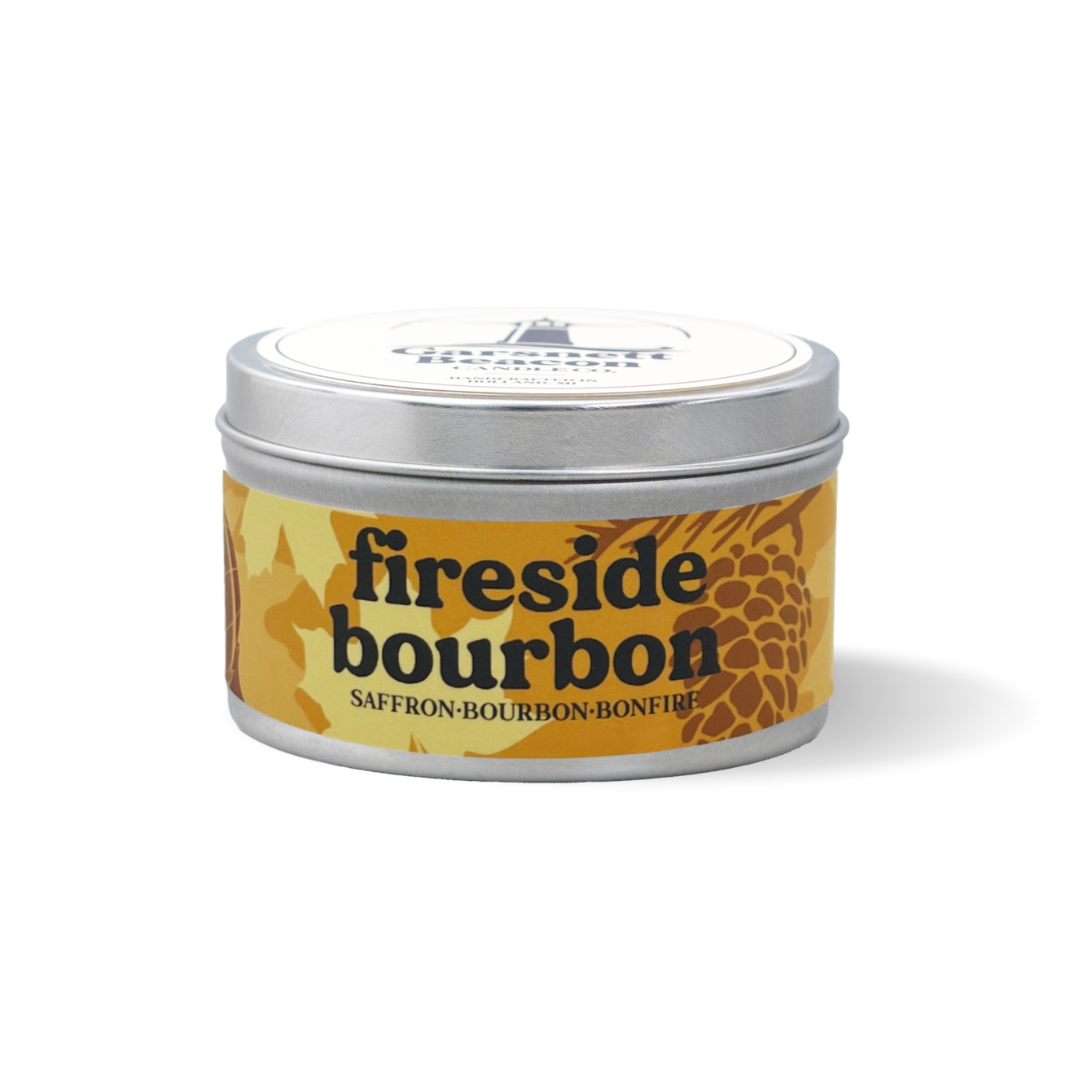 Fireside Bourbon Candle - Saffron, Bourbon, Bonfire Scent