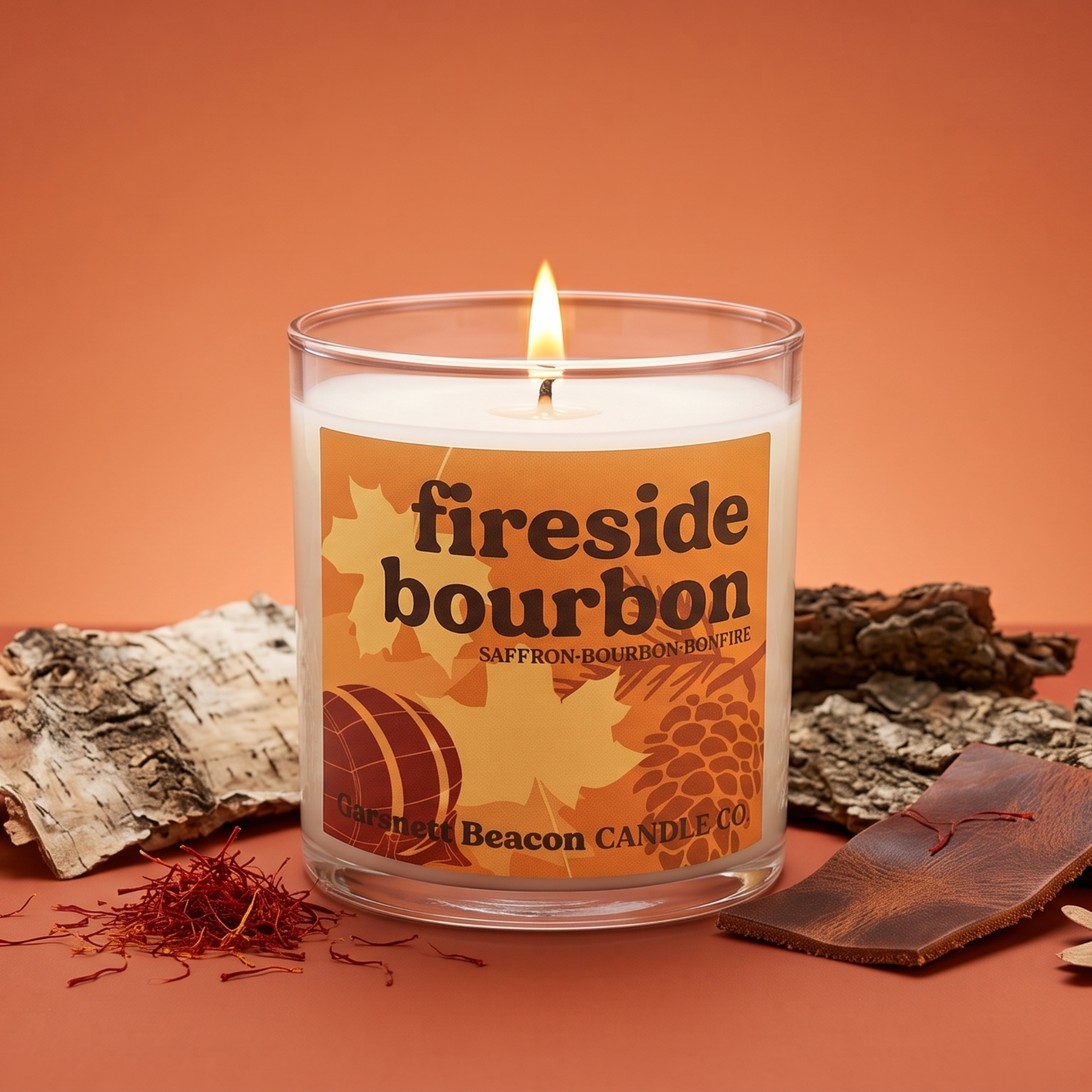 Fireside Bourbon Candle