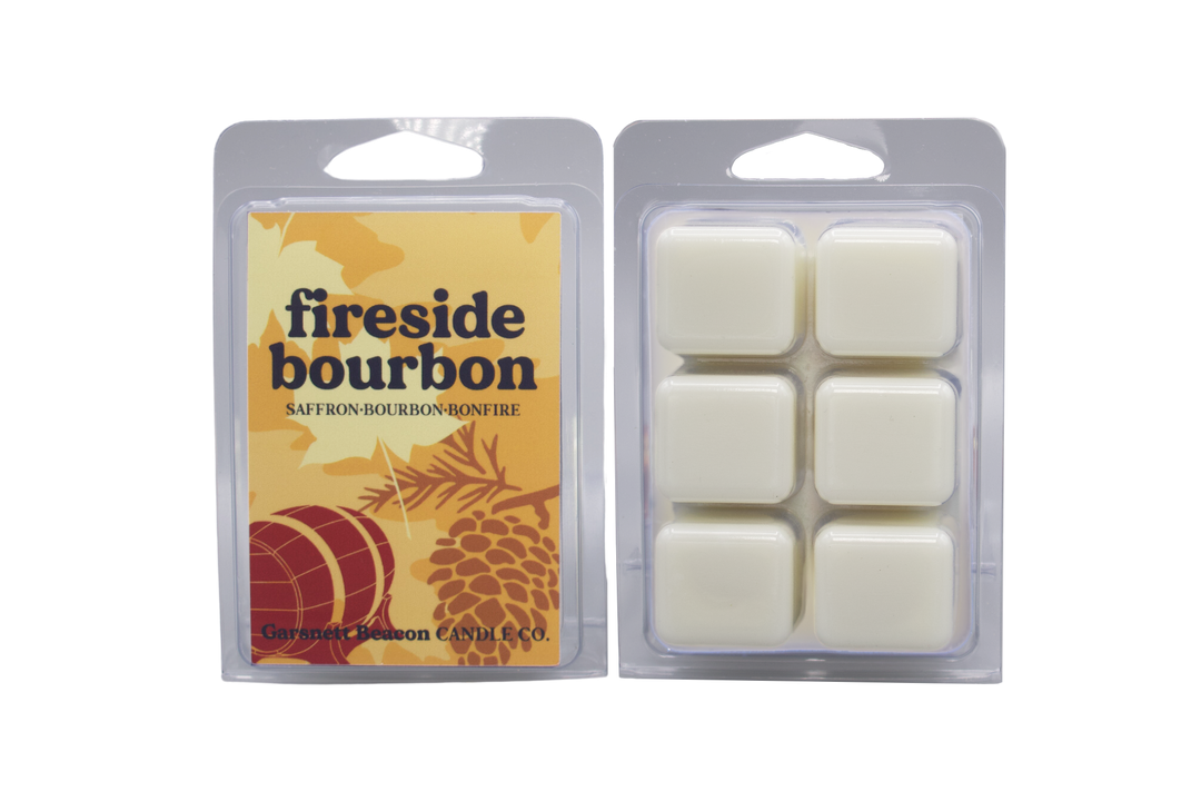 Fireside Bourbon Wax Melts - Saffron, Bourbon, Bonfire Scent