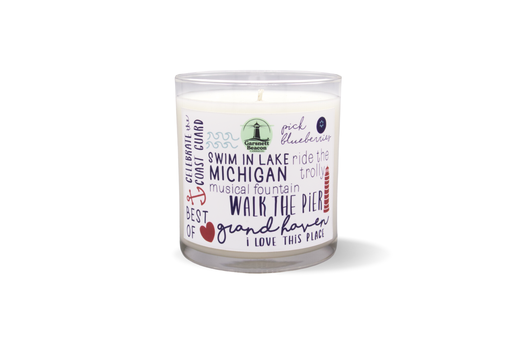 Grand Haven Michigan - Things to Do Scented CandleGrand Haven Michigan - Things to Do Scented Candle
