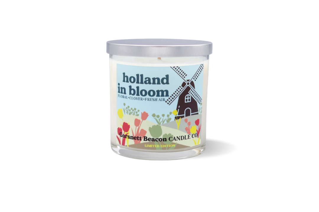 Holland In Bloom Tulip Time Holland Michigan Candle - Tulip, Floral, Ozone Scent