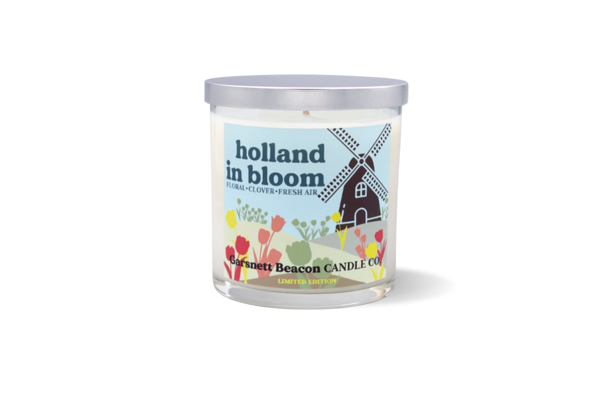 Holland In Bloom Tulip Time Holland Michigan Candle - Tulip, Floral, Ozone Scent