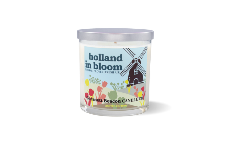 Holland In Bloom Tulip Time Holland Michigan Candle - Tulip, Floral, Ozone Scent