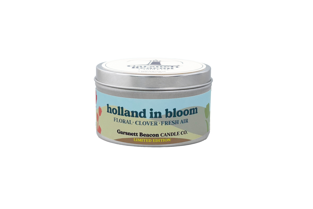 Holland In Bloom Tulip Time Holland Michigan Candle - Tulip, Floral, Ozone Scent