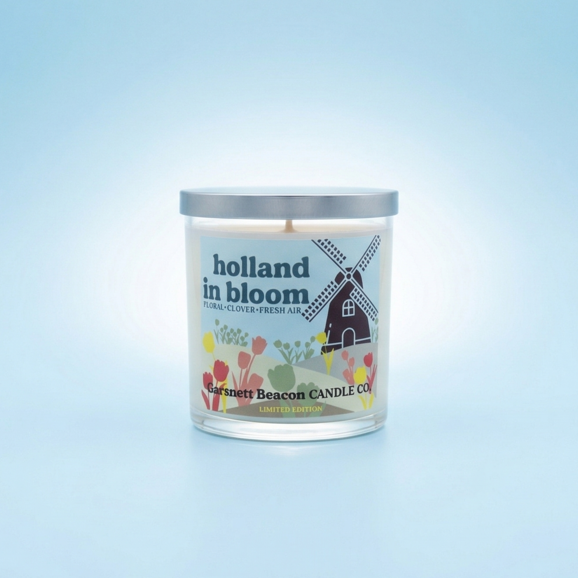 Holland In Bloom Tulip Time Holland Michigan Candle - Tulip, Floral, Ozone Scent