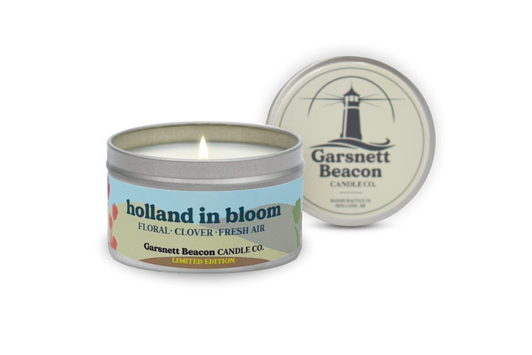 Holland In Bloom Tulip Time Holland Michigan Candle - Tulip, Floral, Ozone Scent