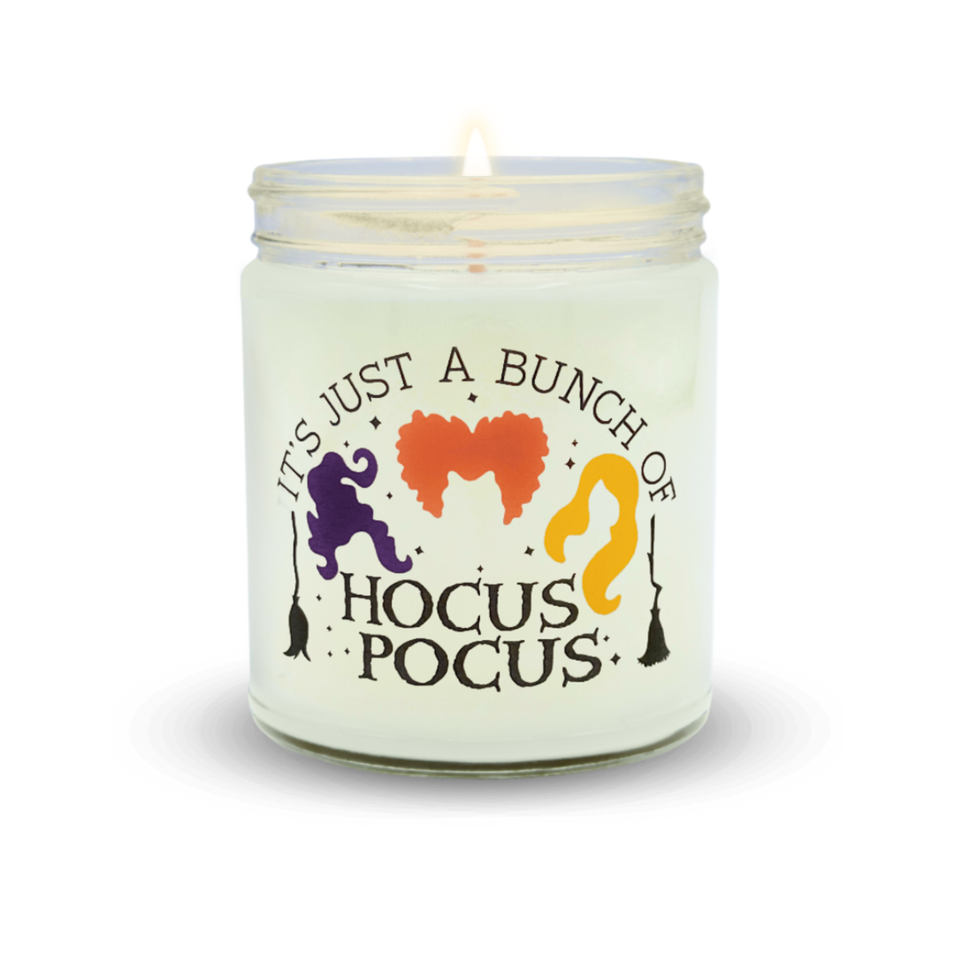 Hocus Pocus inspired Glass Candle