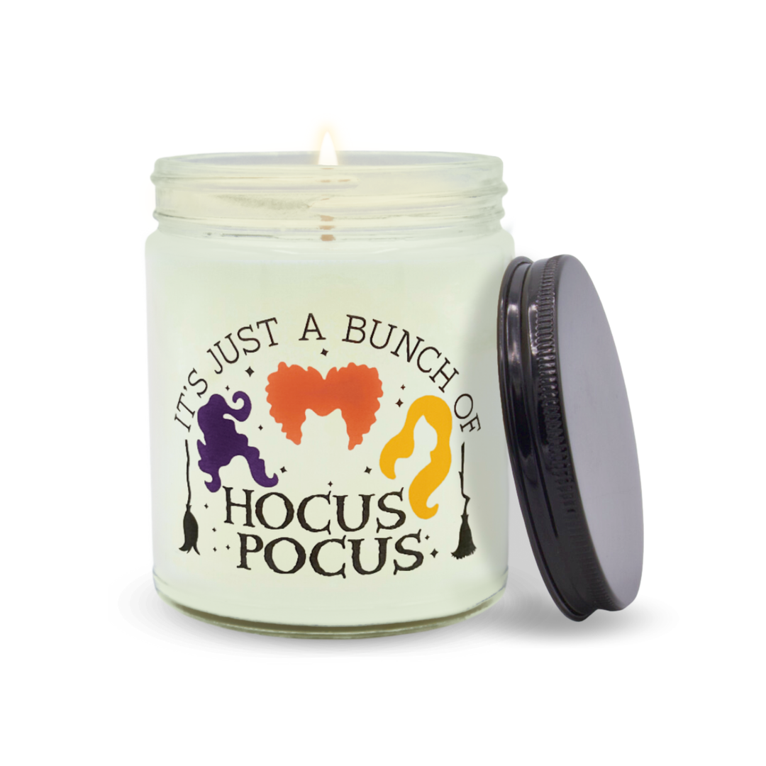 Hocus Pocus inspired Glass Candle
