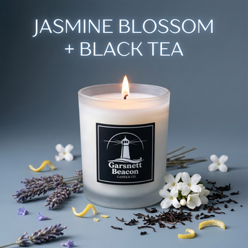 Jasmine Blossom + Black Tea - July Candle of the Month
