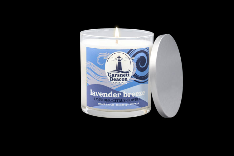 Lavender Breeze Candle - Lavender, Citrus, Powder Scent
