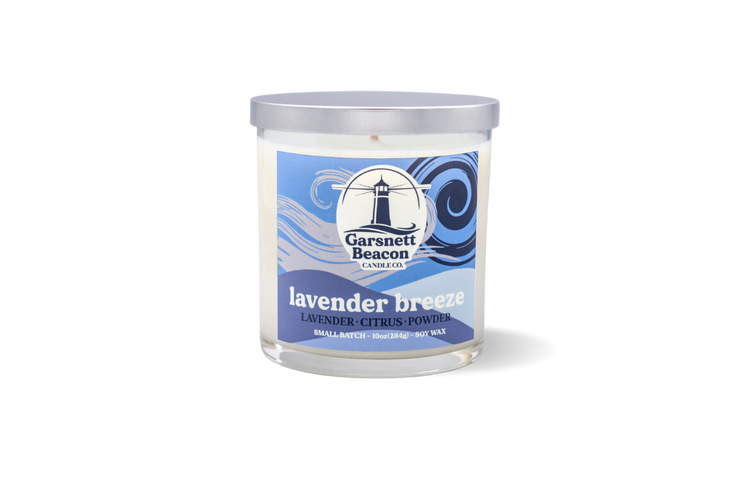 Lavender Breeze Candle - Lavender, Citrus, Powder Scent