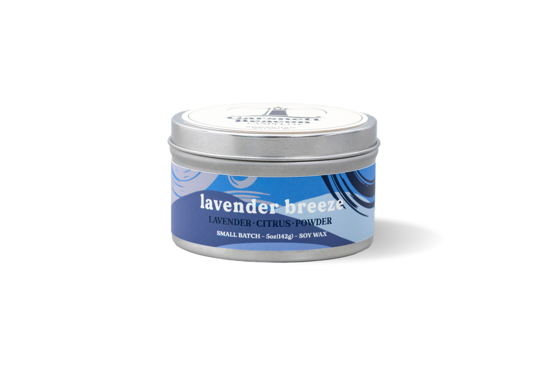 Lavender Breeze Candle - Lavender, Citrus, Powder Scent