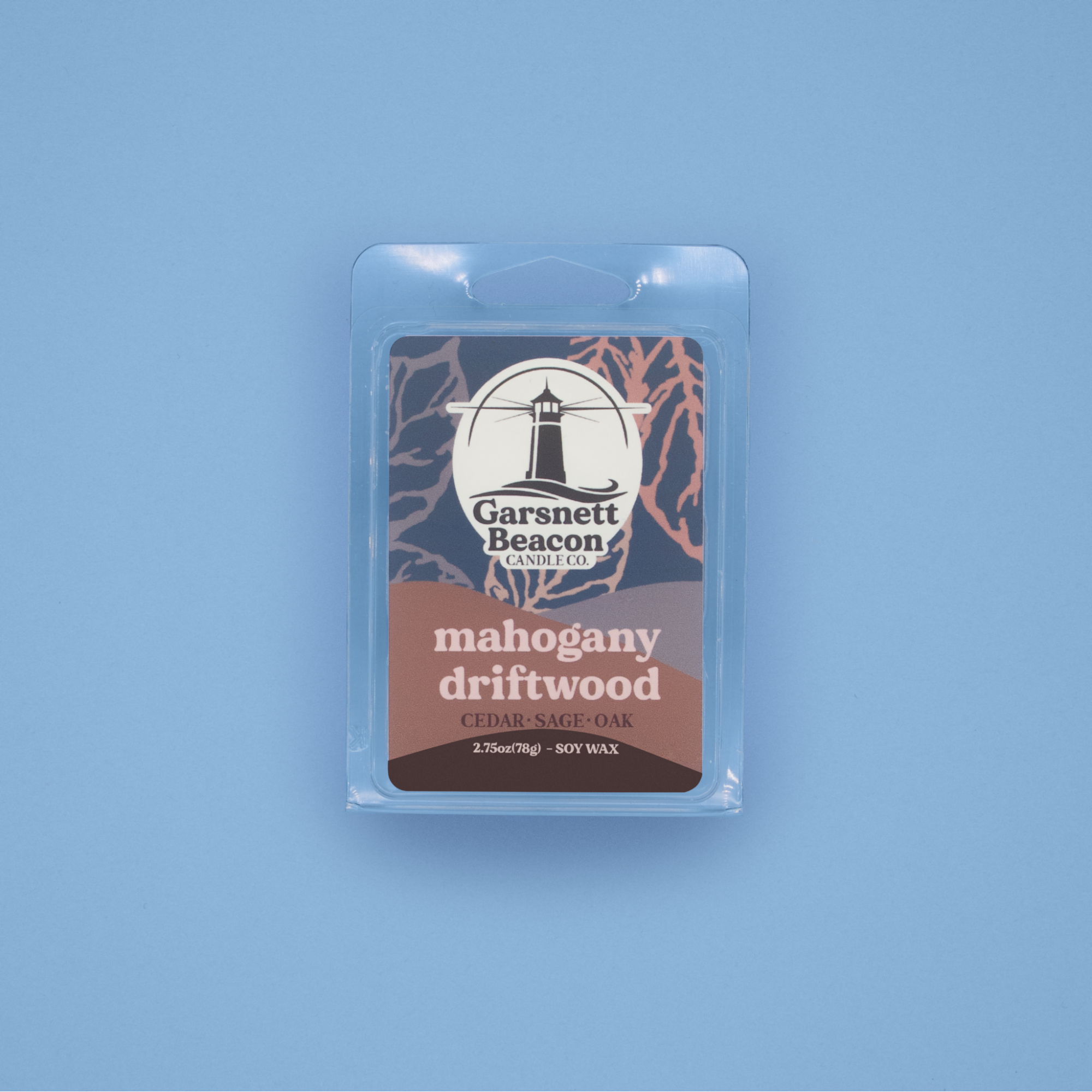 Mahogany Driftwood Wax Melts - Cedar, Sage, Oak Scent