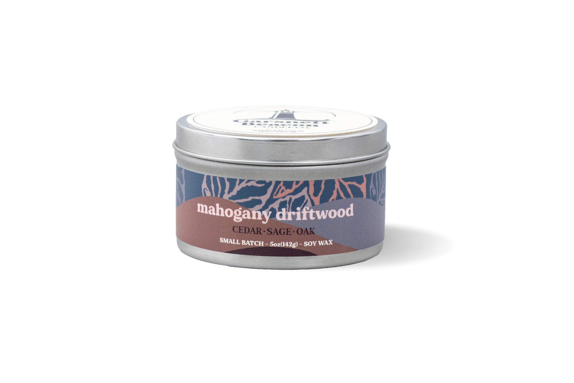 Mahogany Driftwood Candle - Cedar, Sage, Oak Scent