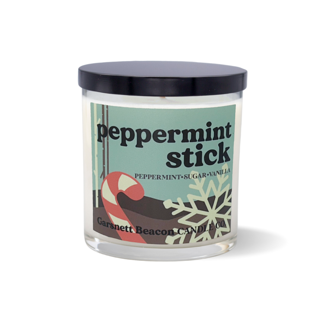 Peppermint Stick Candle - Peppermint, Sugar, Vanilla Scent