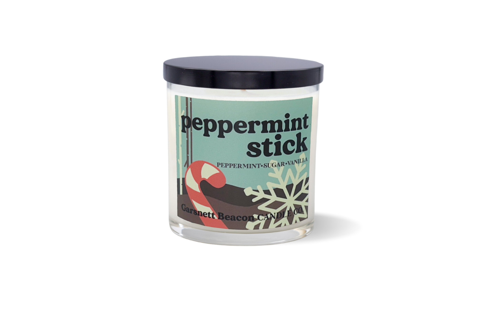 Peppermint Stick Candle - Peppermint, Sugar, Vanilla Scent