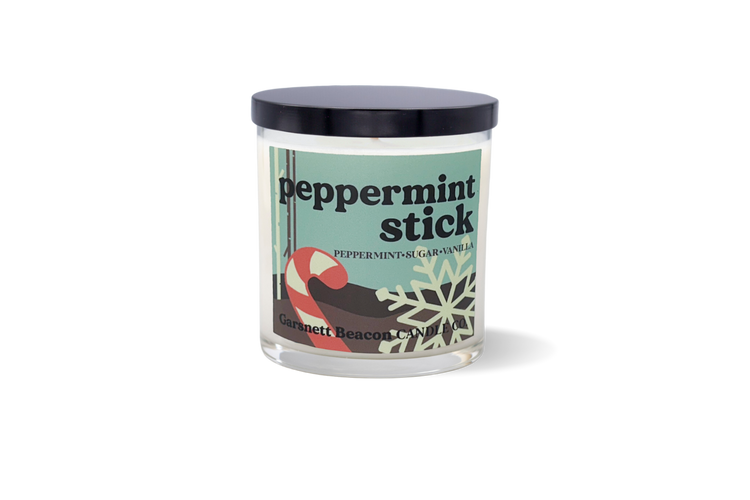 Peppermint Stick Candle - Peppermint, Sugar, Vanilla Scent