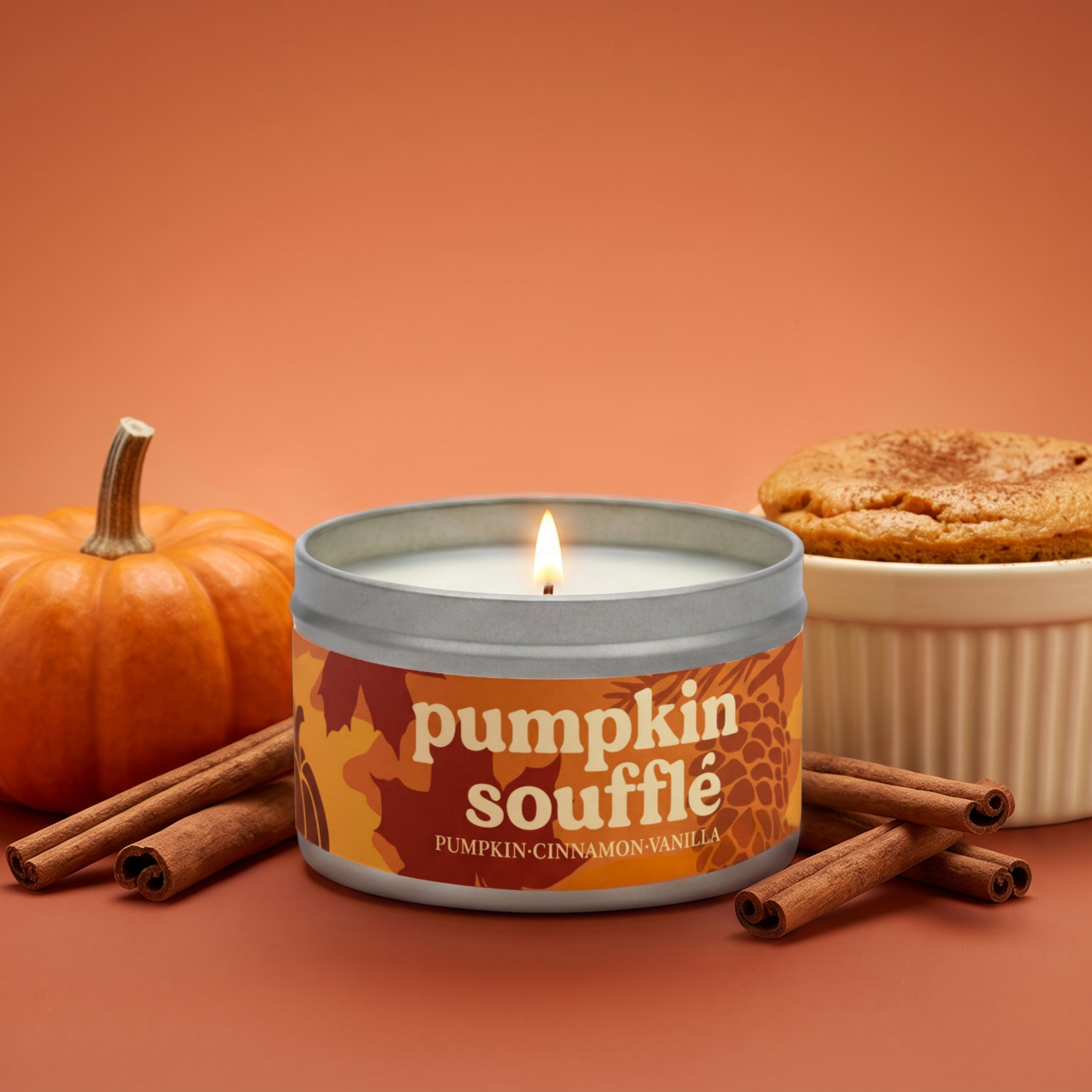 Pumpkin Soufflé Candle