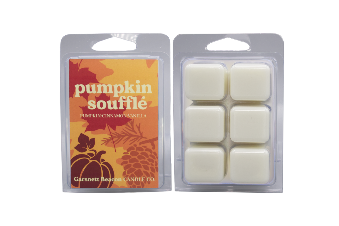 Pumpkin Soufflé Wax Melts - Pumpkin, Cinnamon, Vanilla Scent