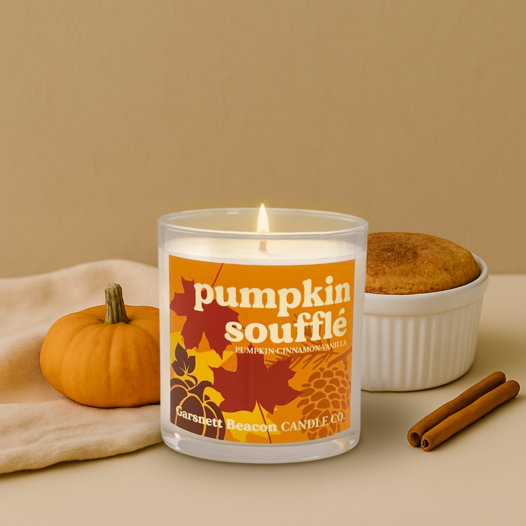 Pumpkin Soufflé Candle - Pumpkin, Cinnamon, Vanilla Scent