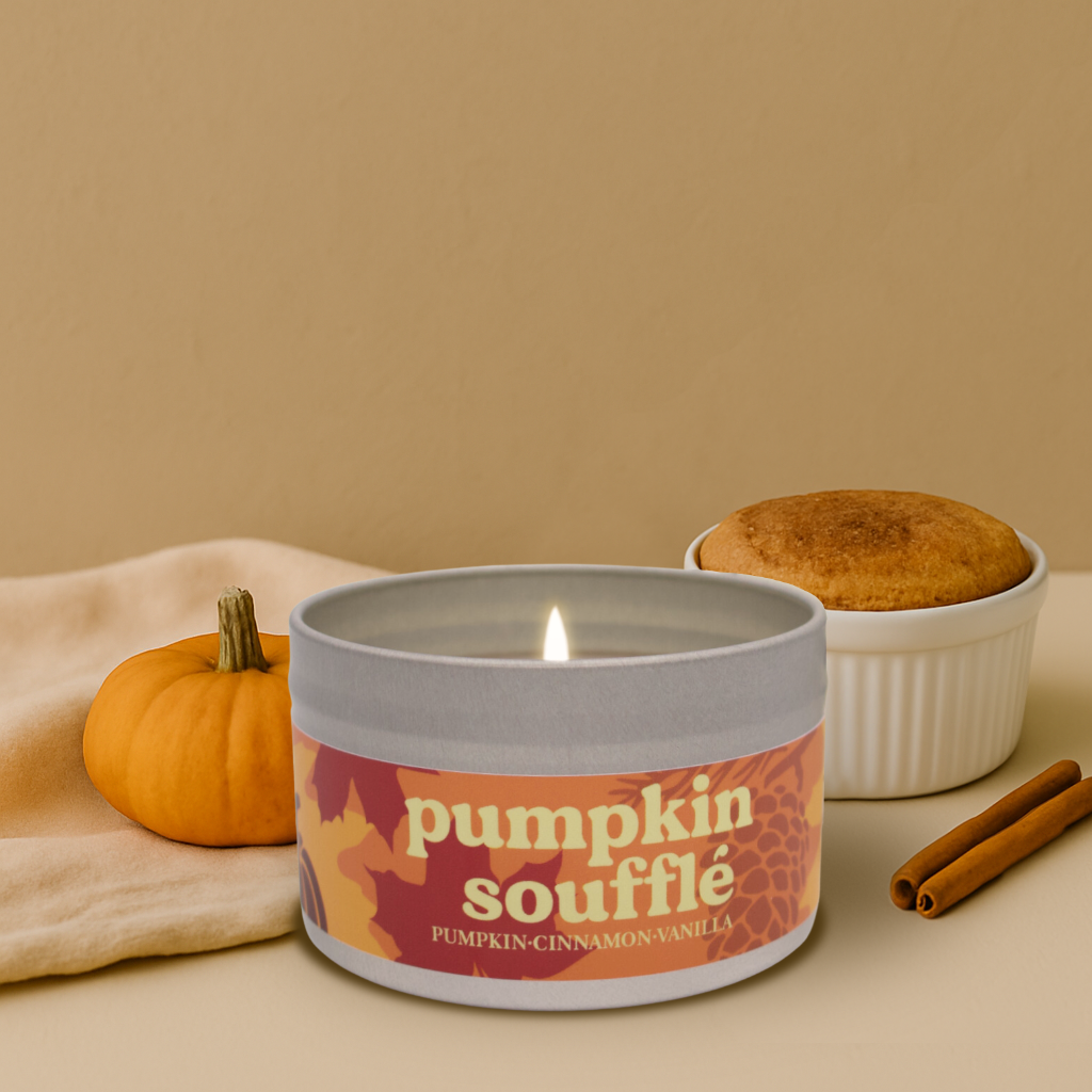 Pumpkin Soufflé Candle - Pumpkin, Cinnamon, Vanilla Scent