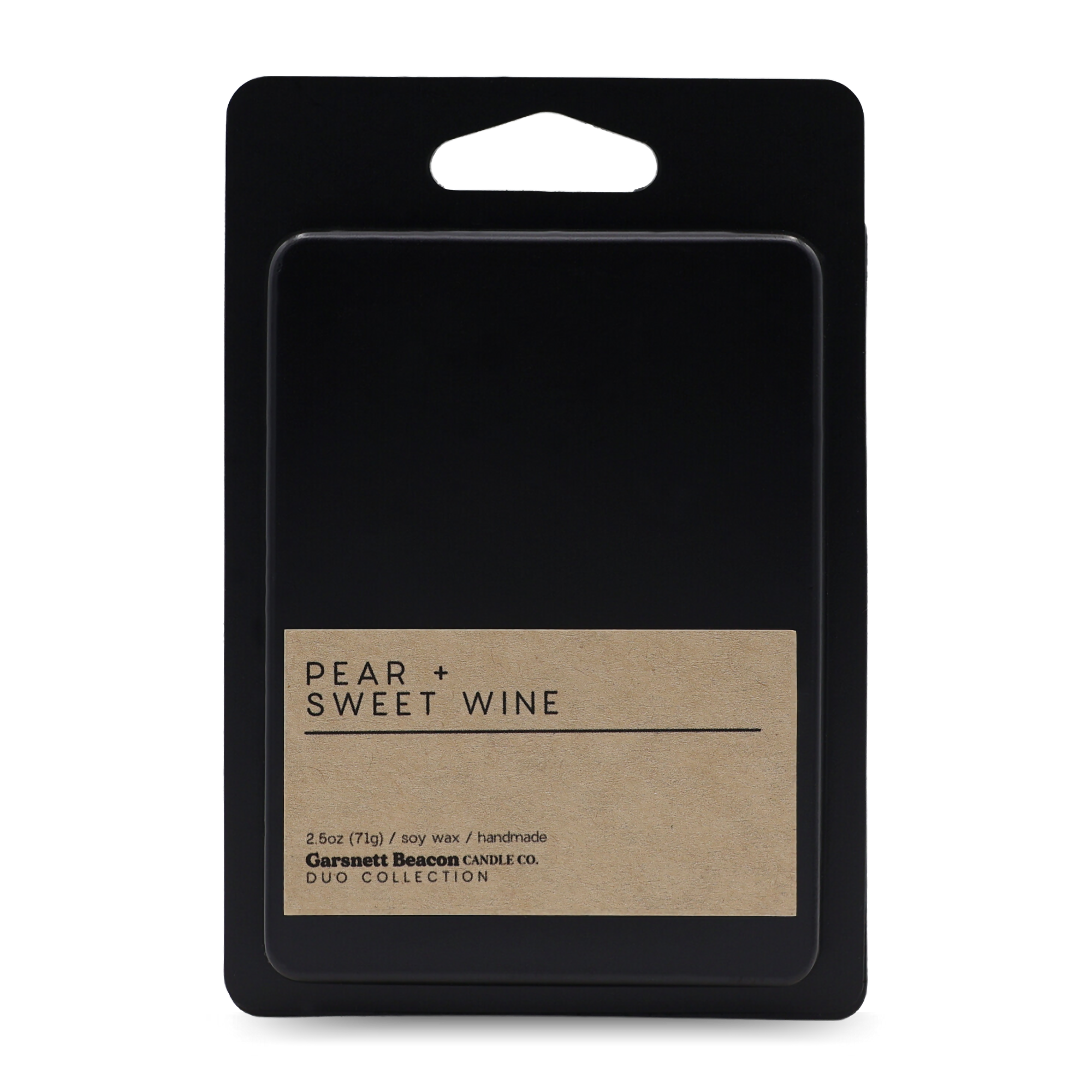 Pear + Sweet Wine Luxury Scented Wax Melt | Duo Collection by Garsnett Beacon