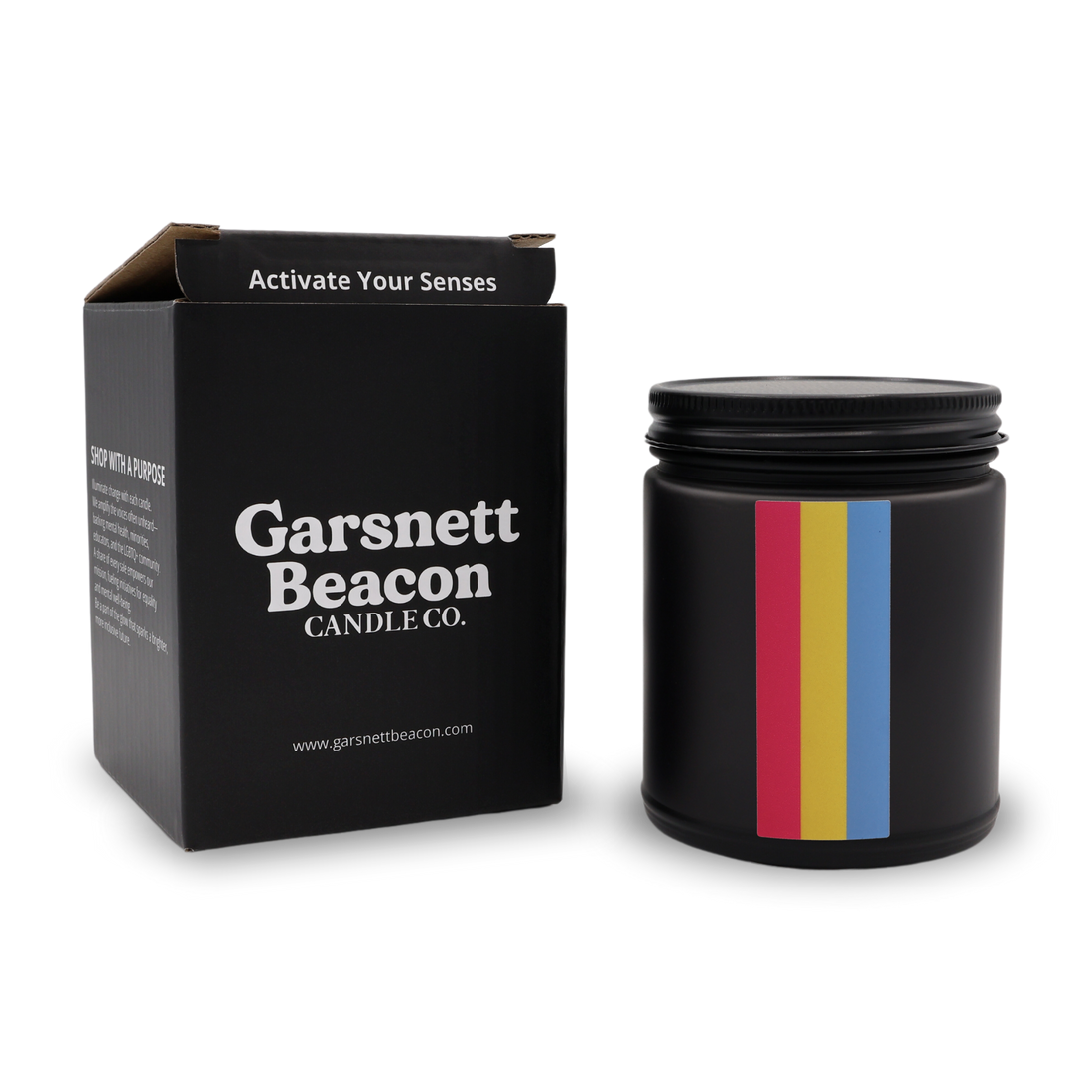 Pansexual Pride Candle - Citrus Agave Scent