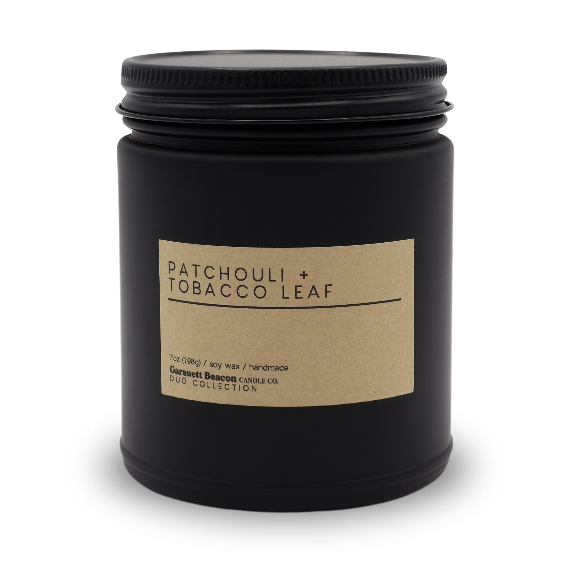 Patchouli + Tobacco Leaf Luxury Scented Candle | Duo Collection by Garsnett Beacon