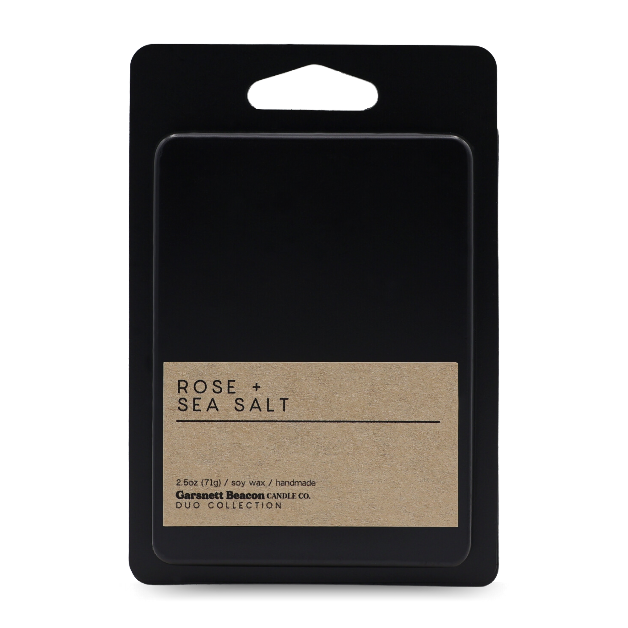 Rose + Sea Salt Luxury Scented Wax Melt | Duo Collection by Garsnett Beacon