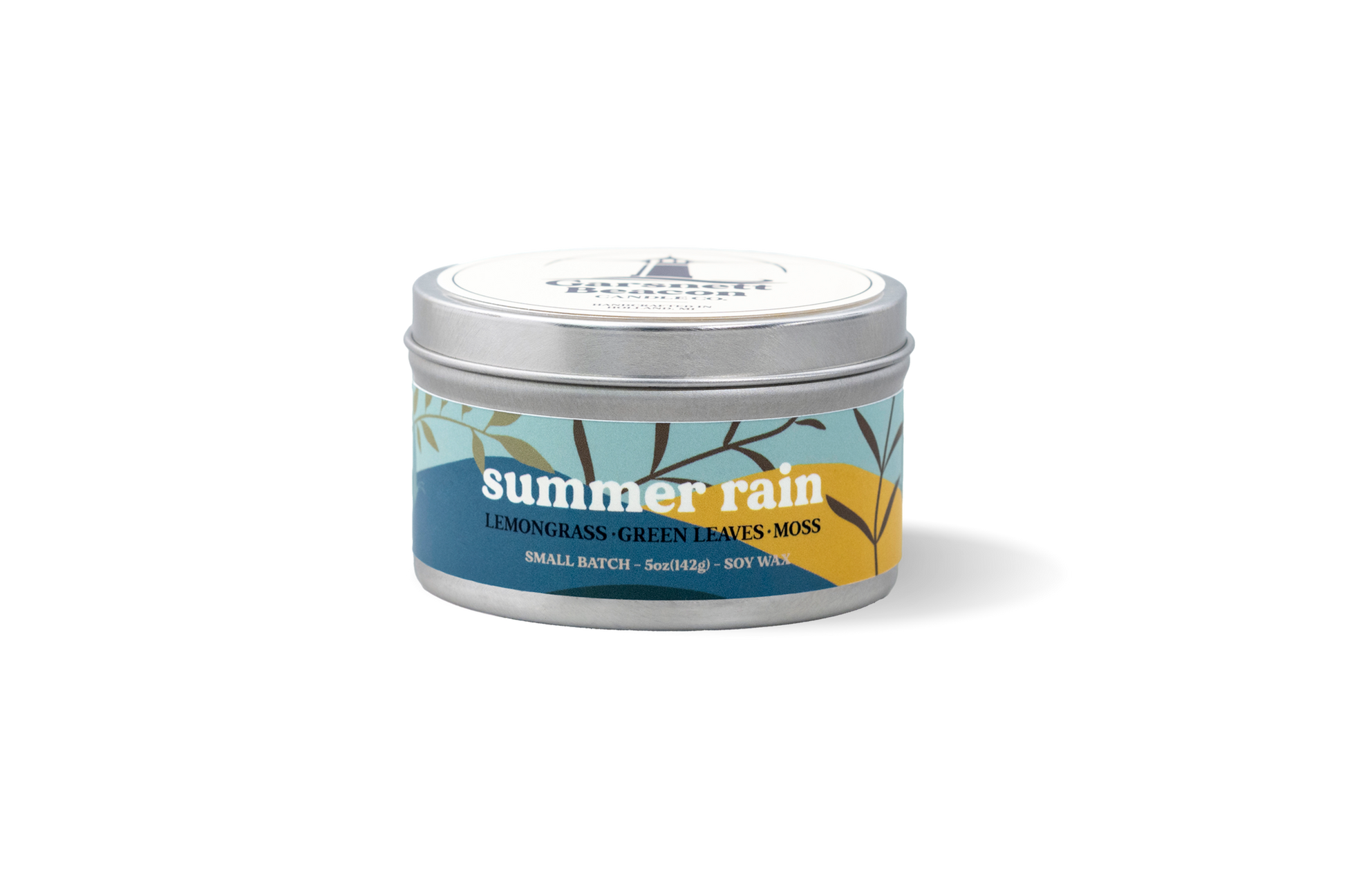 Summer Rain Candle - Rain Water, Greenery, Fresh Cut Grass Scent