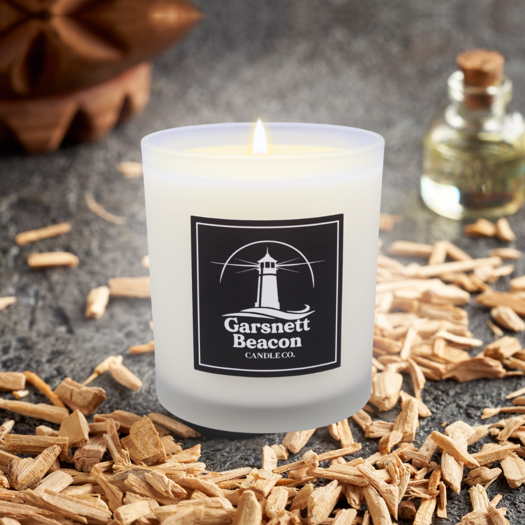 Saffron Cedarwood Scented Candle