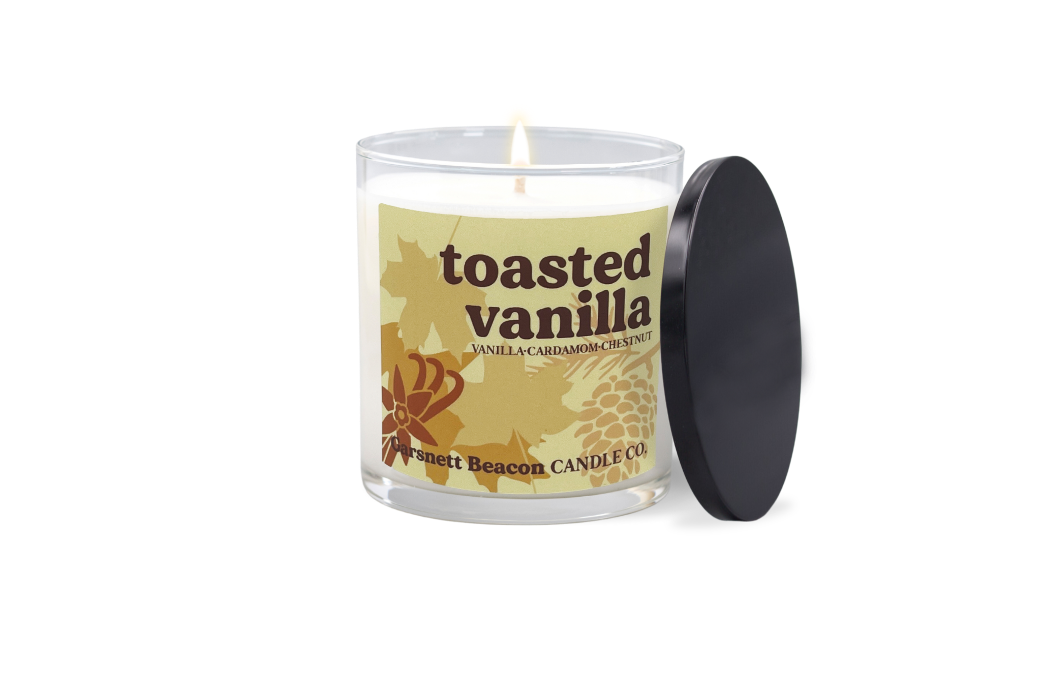 Toasted Vanilla Candle - Vanilla, Cardamom, Chestnut Scent