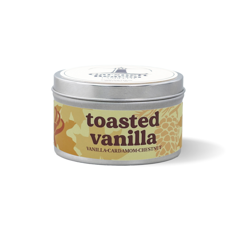 Toasted Vanilla Candle - Vanilla, Cardamom, Chestnut Scent