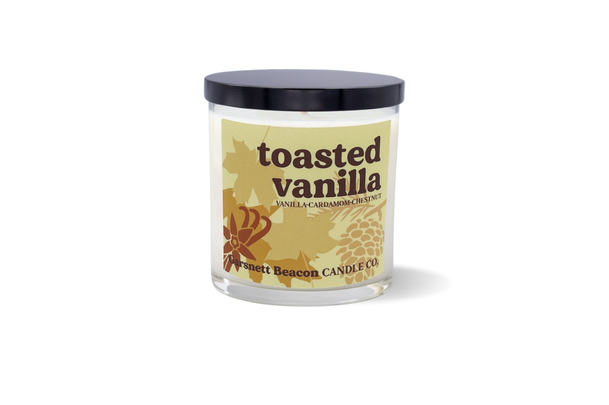 Toasted Vanilla Candle - Vanilla, Cardamom, Chestnut Scent