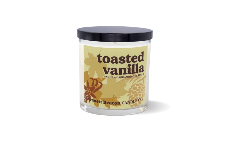 Toasted Vanilla Candle - Vanilla, Cardamom, Chestnut Scent