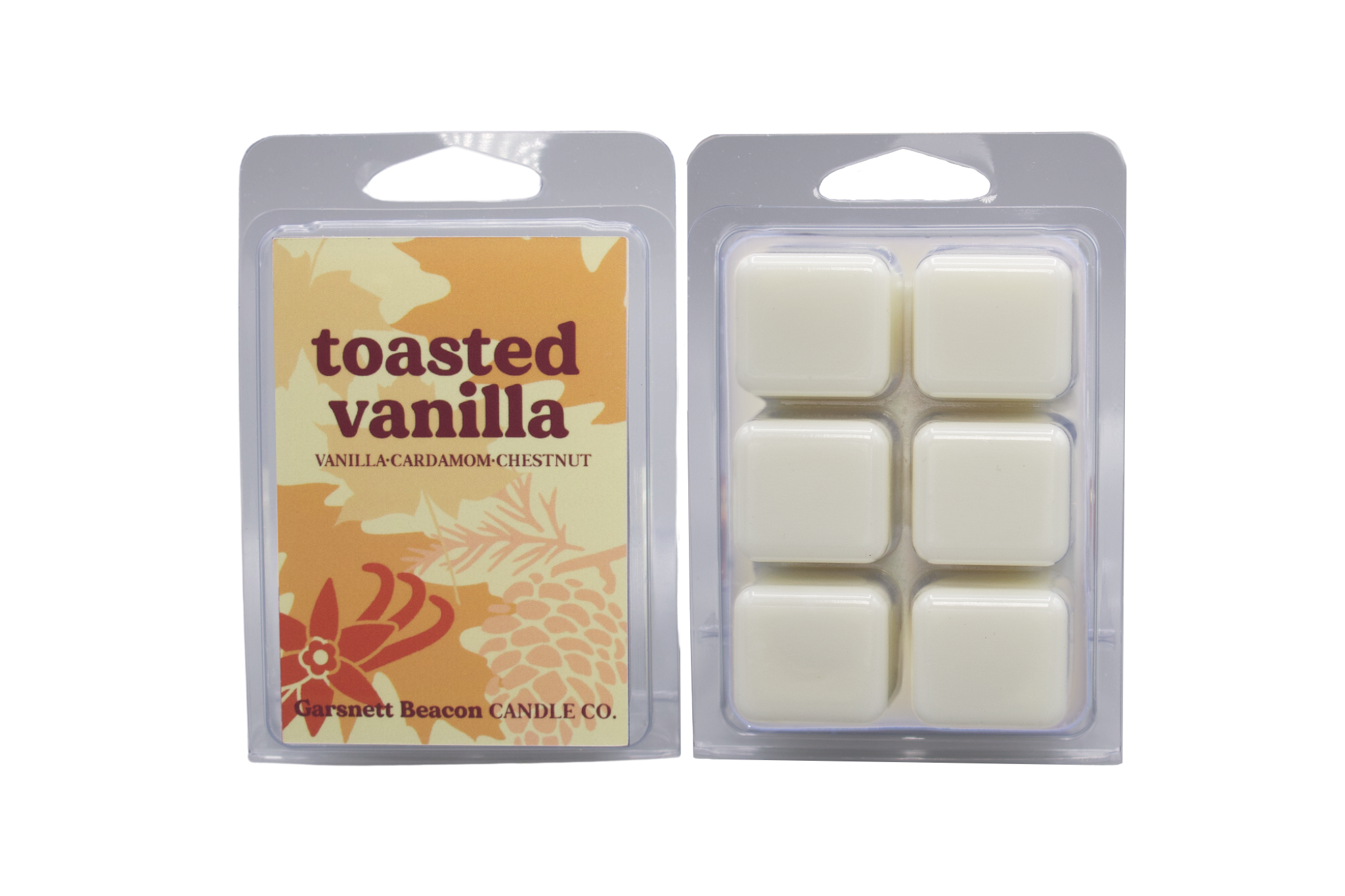 Toasted Vanilla Wax Melts - Vanilla, Cardamom, Chestnut Scent