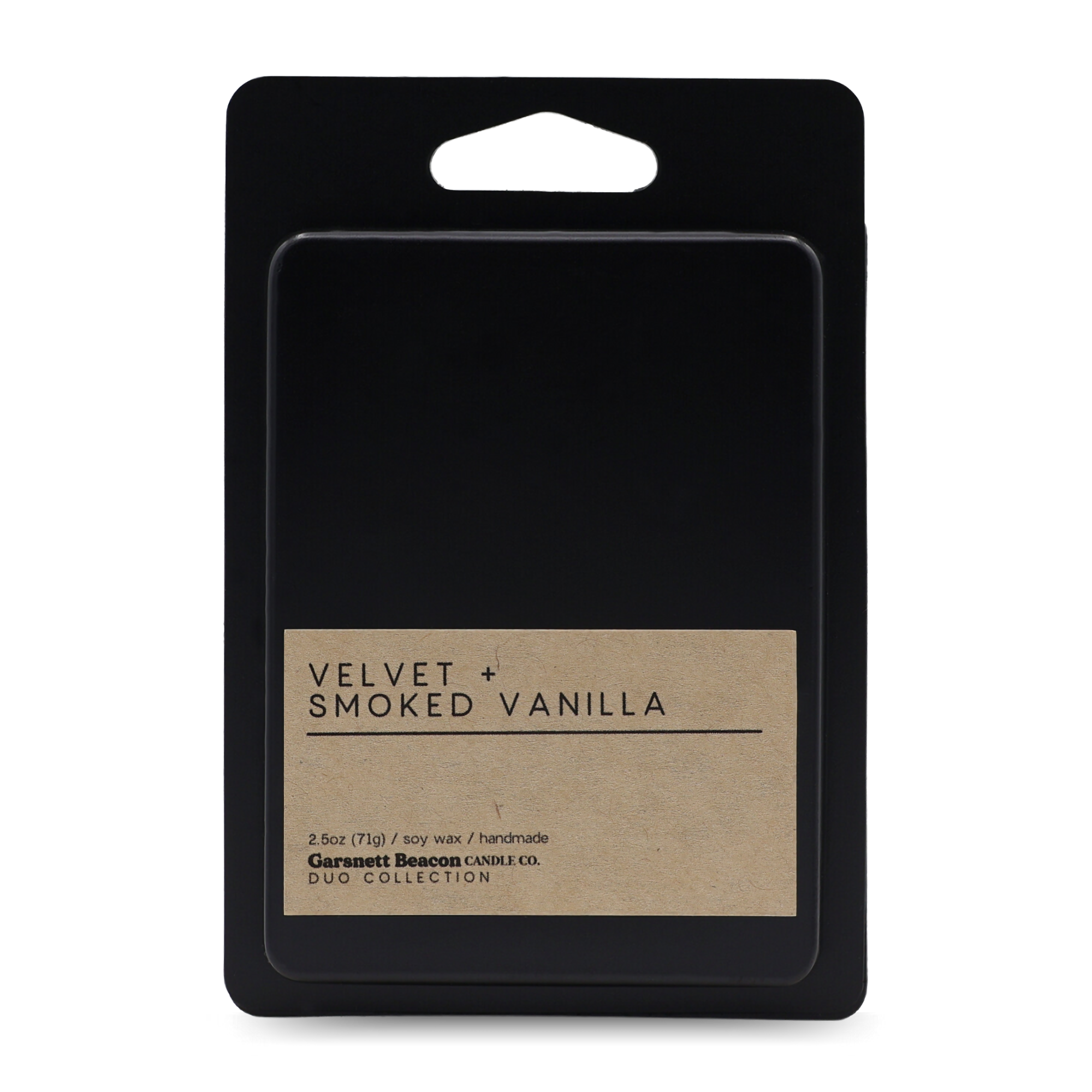 Velvet + Smoked Vanilla Luxury Scented Wax Melt | Duo Collection by Garsnett Beacon