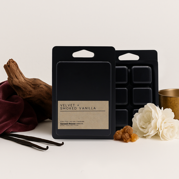 Velvet + Smoked Vanilla Luxury Scented Wax Melt | Duo Collection by Garsnett Beacon