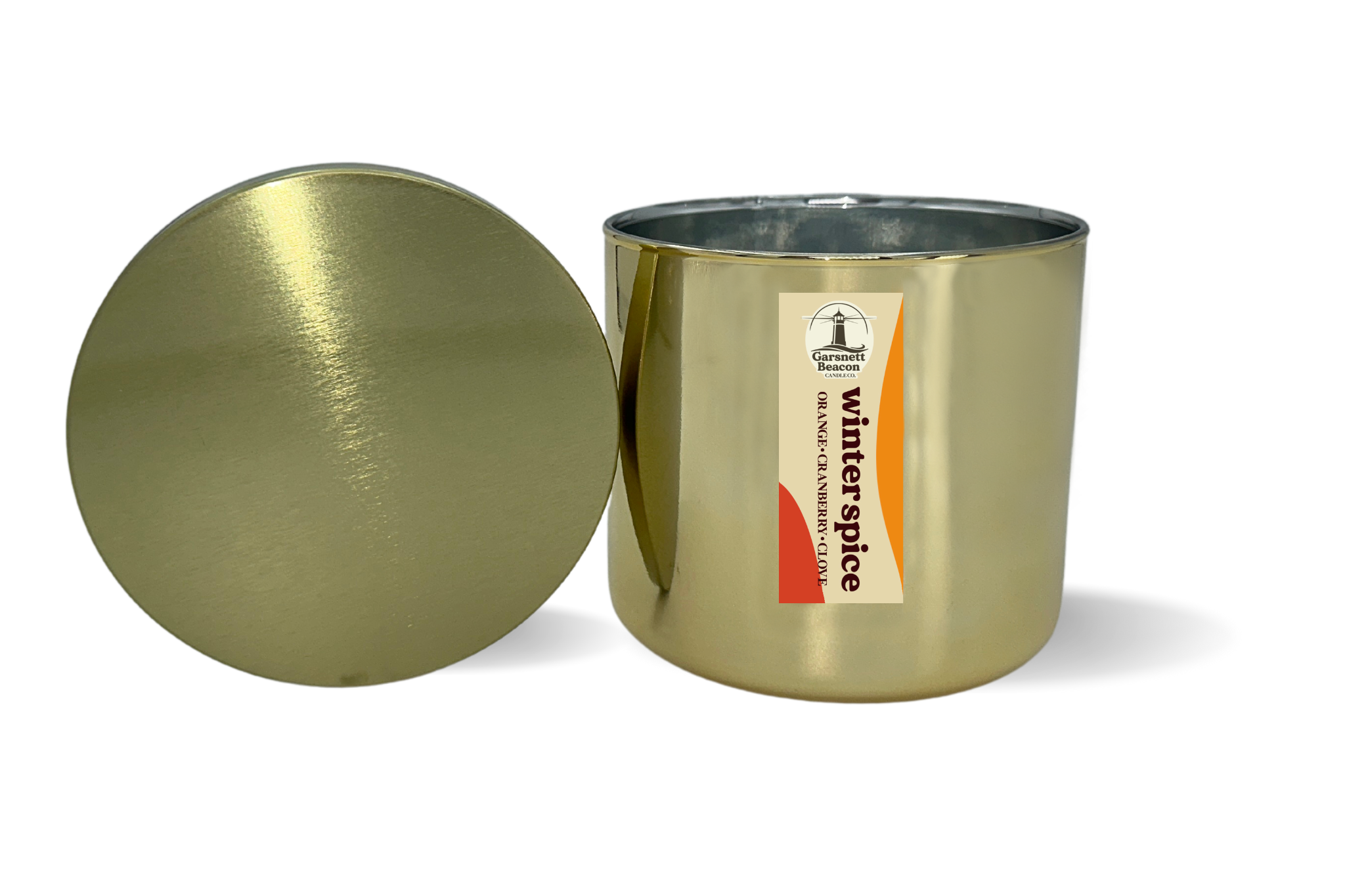 Winter Spice Candle - Orange, Cranberry, Clove Scent